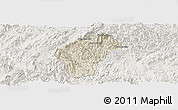 Shaded Relief Panoramic Map of Xiengngeun, lighten