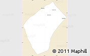 Classic Style Simple Map of Xiengngeun, single color outside
