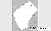 Gray Simple Map of Xiengngeun