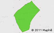 Political Simple Map of Xiengngeun, cropped outside