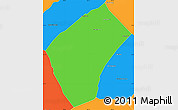 Political Simple Map of Xiengngeun
