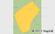 Savanna Style Simple Map of Xiengngeun