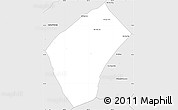 Silver Style Simple Map of Xiengngeun