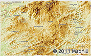 Physical 3D Map of Viengphoukha