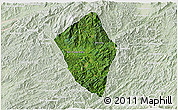 Satellite 3D Map of Viengphoukha, lighten