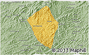 Savanna Style 3D Map of Viengphoukha