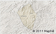 Shaded Relief 3D Map of Viengphoukha, lighten