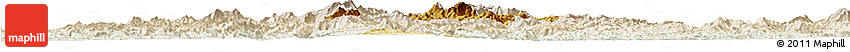 Physical Horizon Map of Viengphoukha, lighten