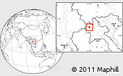 Blank Location Map of Viengphoukha