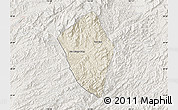 Shaded Relief Map of Viengphoukha, lighten