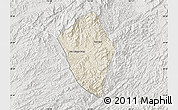 Shaded Relief Map of Viengphoukha, lighten, semi-desaturated