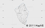 Silver Style Map of Viengphoukha, single color outside