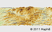 Physical Panoramic Map of Viengphoukha