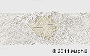 Shaded Relief Panoramic Map of Viengphoukha, lighten