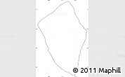 Blank Simple Map of Viengphoukha, cropped outside, no labels