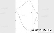 Blank Simple Map of Viengphoukha, cropped outside