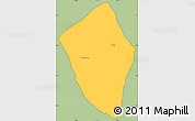 Savanna Style Simple Map of Viengphoukha, cropped outside