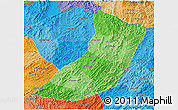 Political Shades 3D Map of Oudomxay