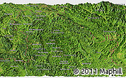 Satellite Panoramic Map of Phongsaly