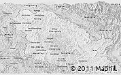 Silver Style Panoramic Map of Phongsaly