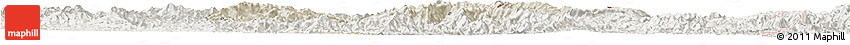 Shaded Relief Horizon Map of Samphanh, lighten