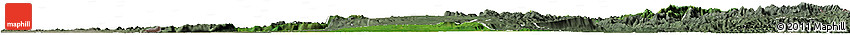 Satellite Horizon Map of Saravane, semi-desaturated