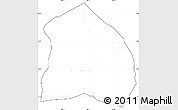 Blank Simple Map of Khongsedone, cropped outside, no labels