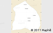 Classic Style Simple Map of Khongsedone, single color outside