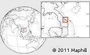 Blank Location Map of Sa Mouay, highlighted parent region