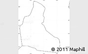 Blank Simple Map of Sa Mouay, no labels