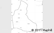 Blank Simple Map of Sa Mouay