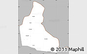 Gray Simple Map of Sa Mouay