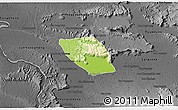 Physical 3D Map of Vapy, darken, desaturated