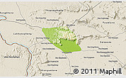 Physical 3D Map of Vapy, shaded relief outside
