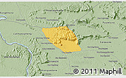Savanna Style 3D Map of Vapy