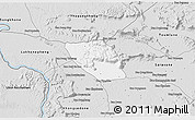 Silver Style 3D Map of Vapy