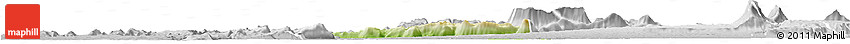 Physical Horizon Map of Vapy, lighten, desaturated