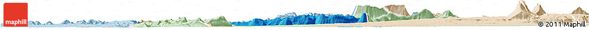 Political Horizon Map of Vapy, lighten