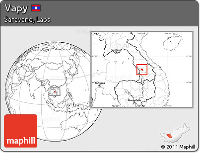 Blank Location Map of Vapy