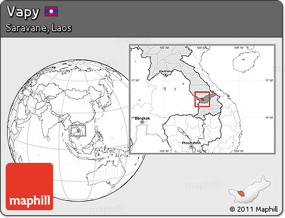 Blank Location Map of Vapy, highlighted country, highlighted parent region