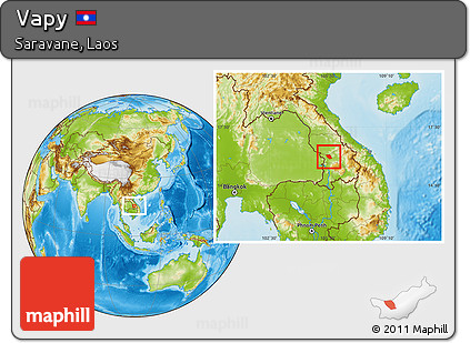 Physical Location Map of Vapy