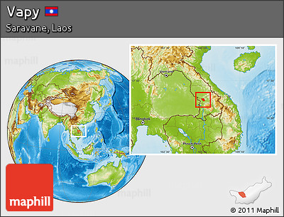 Physical Location Map of Vapy