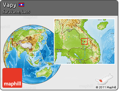 Physical Location Map of Vapy