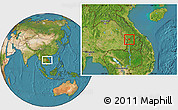 Satellite Location Map of Vapy