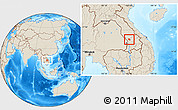 Shaded Relief Location Map of Vapy
