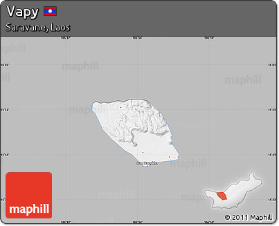 Gray Map of Vapy, single color outside