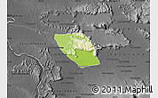 Physical Map of Vapy, darken, desaturated