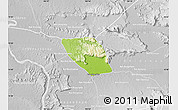 Physical Map of Vapy, lighten, desaturated