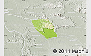 Physical Map of Vapy, lighten, semi-desaturated