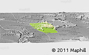 Physical Panoramic Map of Vapy, desaturated